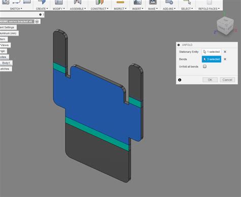 bend sheet metal fusion 360|fusion 360 bend sketch.